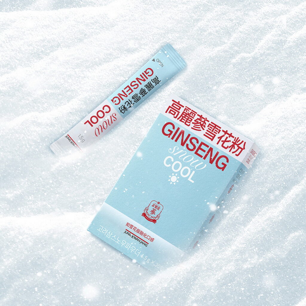 正官庄「高麗蔘雪花粉」含正官庄明星成分「高麗蔘萃取」幫助補充紅潤好氣色,亮澤從早開始!