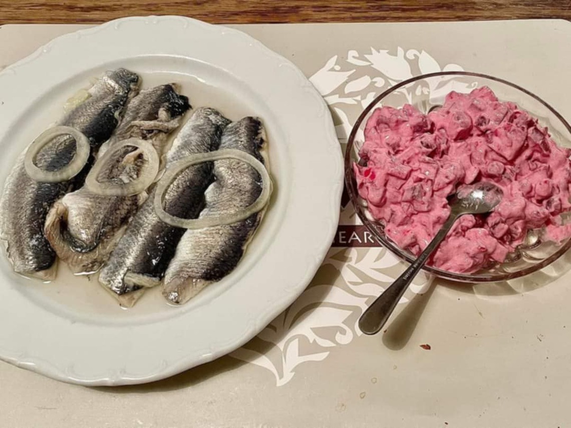 德國簡餐  魚和甜菜