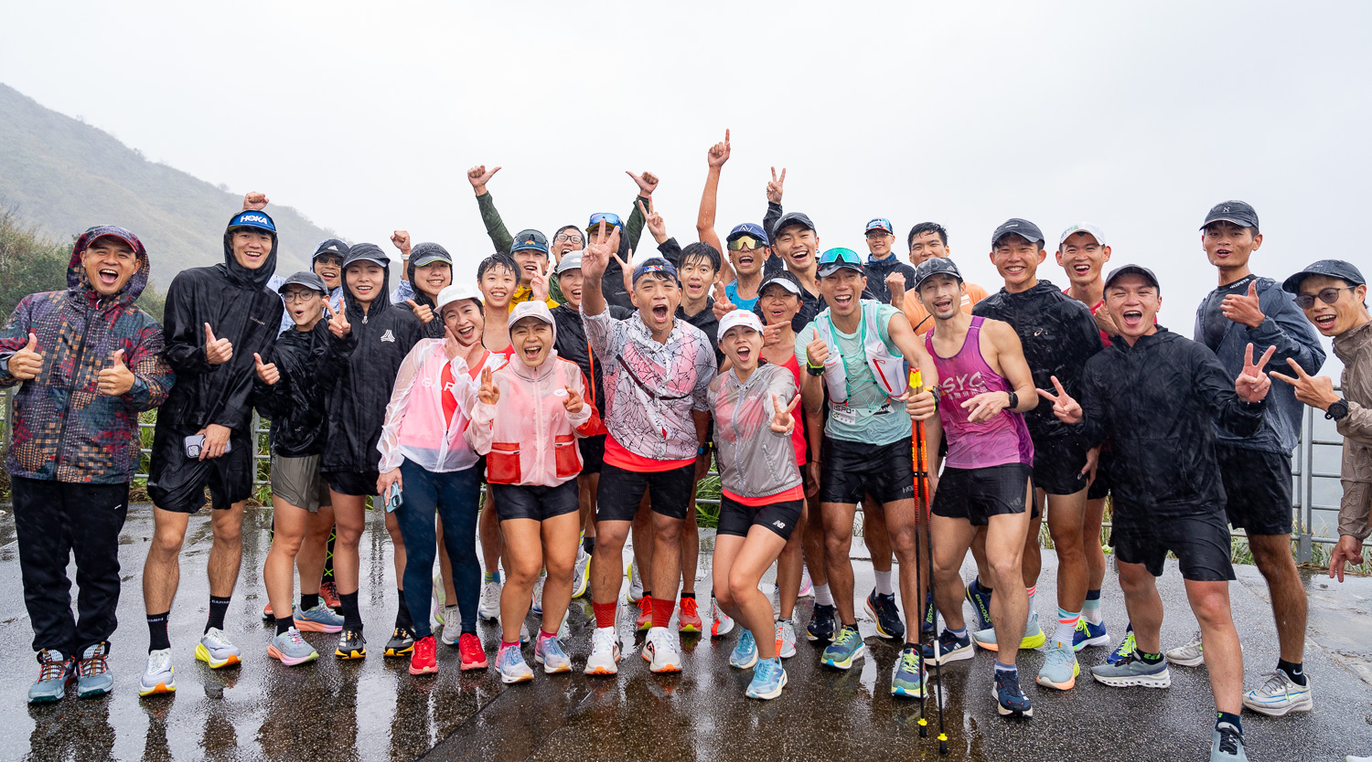 活動開跑後,吸引超過百位熱血跑者加入 GRC(Garmin Run Club)的陪跑行列