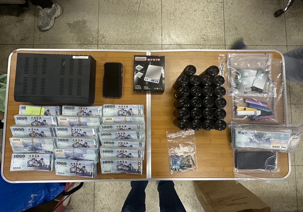 北投警執行「安居專案」強力掃毒 跨三市殲滅毒品網 240 248241107a10