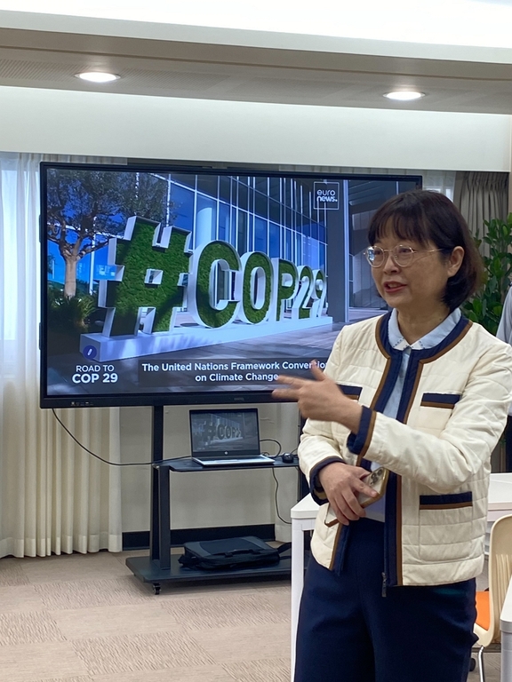 環境部COP29戰情中心 掌握即時脈動（記者黃楸玲／攝影）