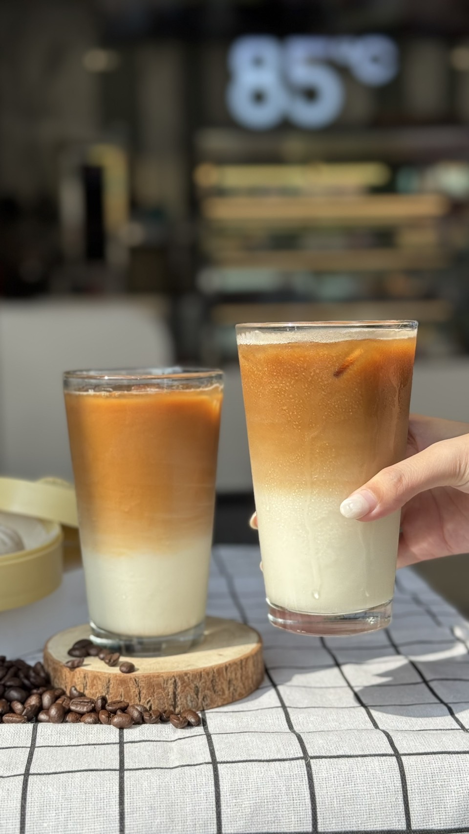 茉莉厚乳咖啡&蕎麥厚乳咖啡