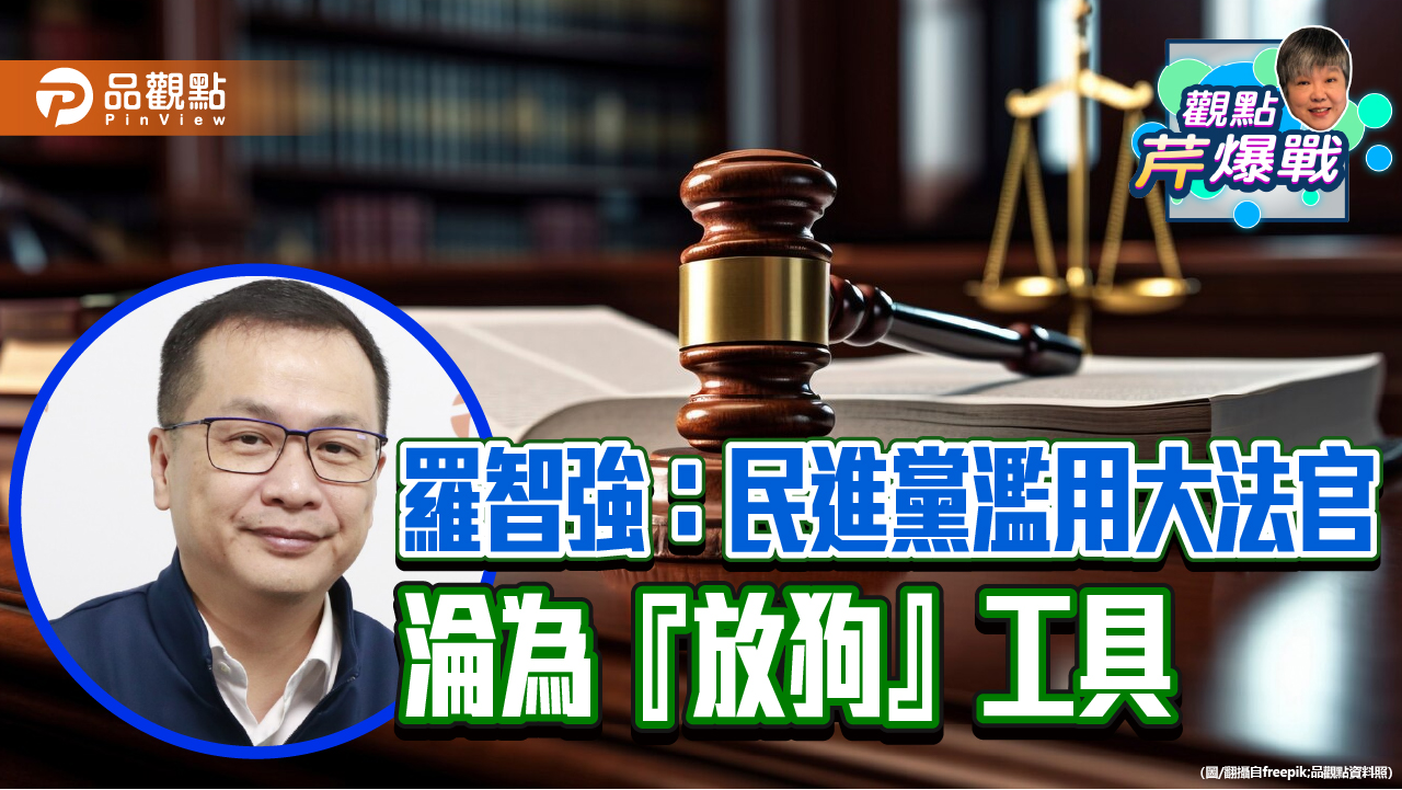 羅智強:民進黨濫用大法官 淪為『放狗』工具