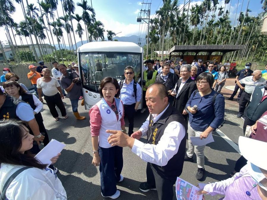 立委王育敏率立院環委會至嘉義大埔考察   要求光電爭議案場停工