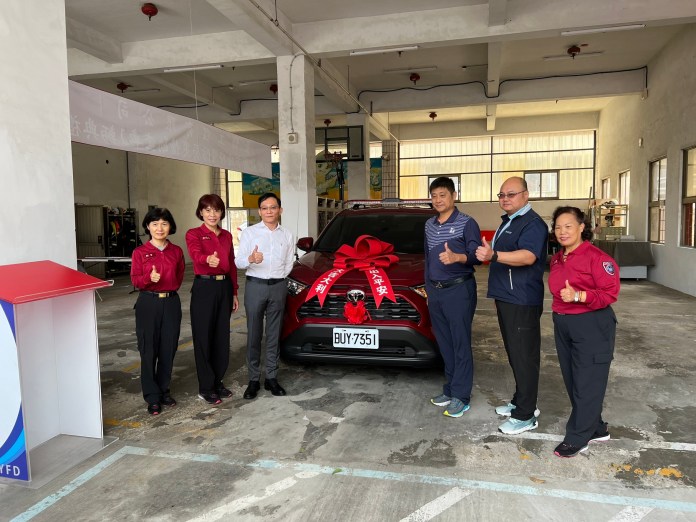 張皓傑捐贈RAV4勤務車 助桃市消防隊增強救援裝備 26 S 19464215 0