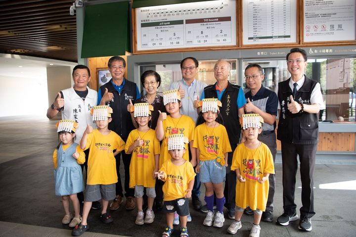 「檜來嘉驛-心香百里特檜車」日前舉行啟航儀式。 圖:嘉義市政府民政處暨觀光新聞處/提供