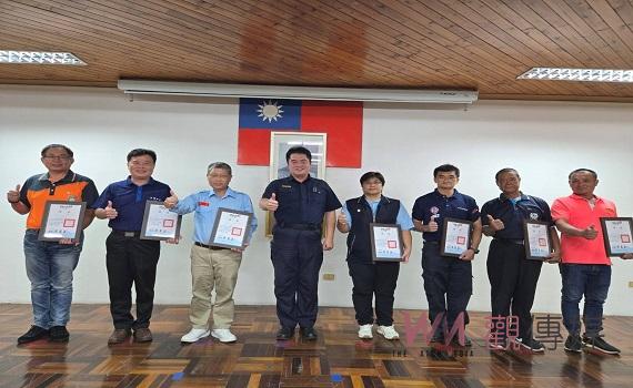虎尾警察分局辦理113年下半年守望相助隊訓練 暨表揚推行守望相助有功人員