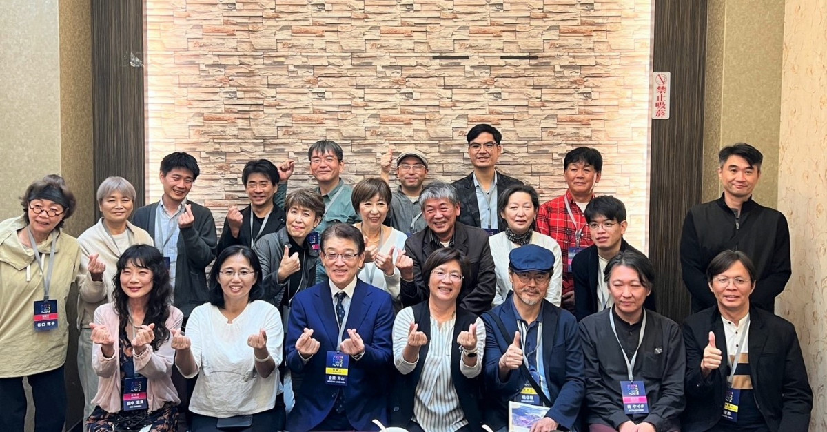 2024東亞藝術交流展彰化首展,16位國際藝術家起參與盛會。。圖/記者鄧富珍攝