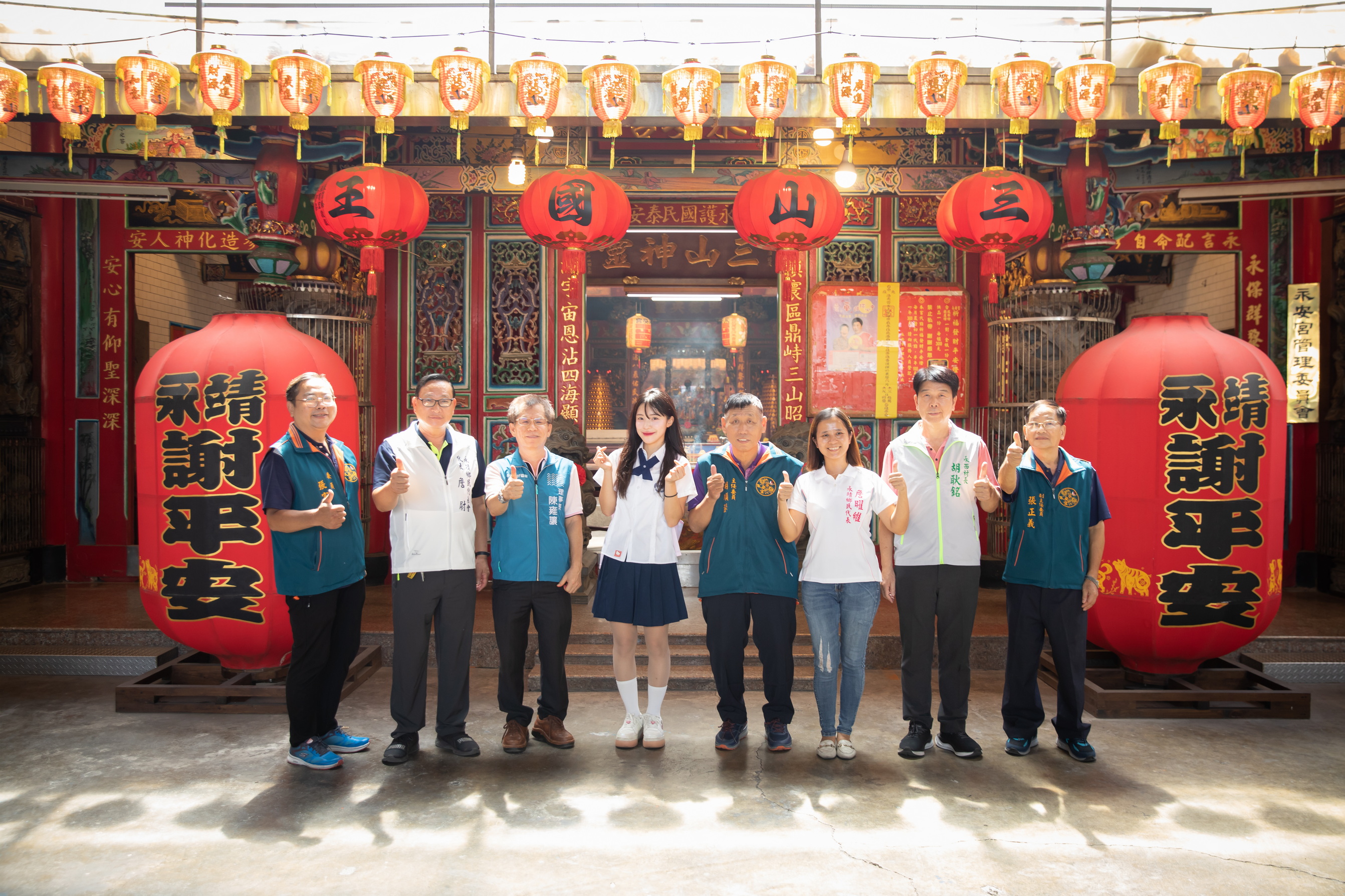 ▲永靖謝平安家年華將於12月14日和15日登場,邀請到味全龍啦啦隊員李多慧、林襄、琪琪等人一同參與,為活動增添更多亮點。(頂新和德文教基金會提供)