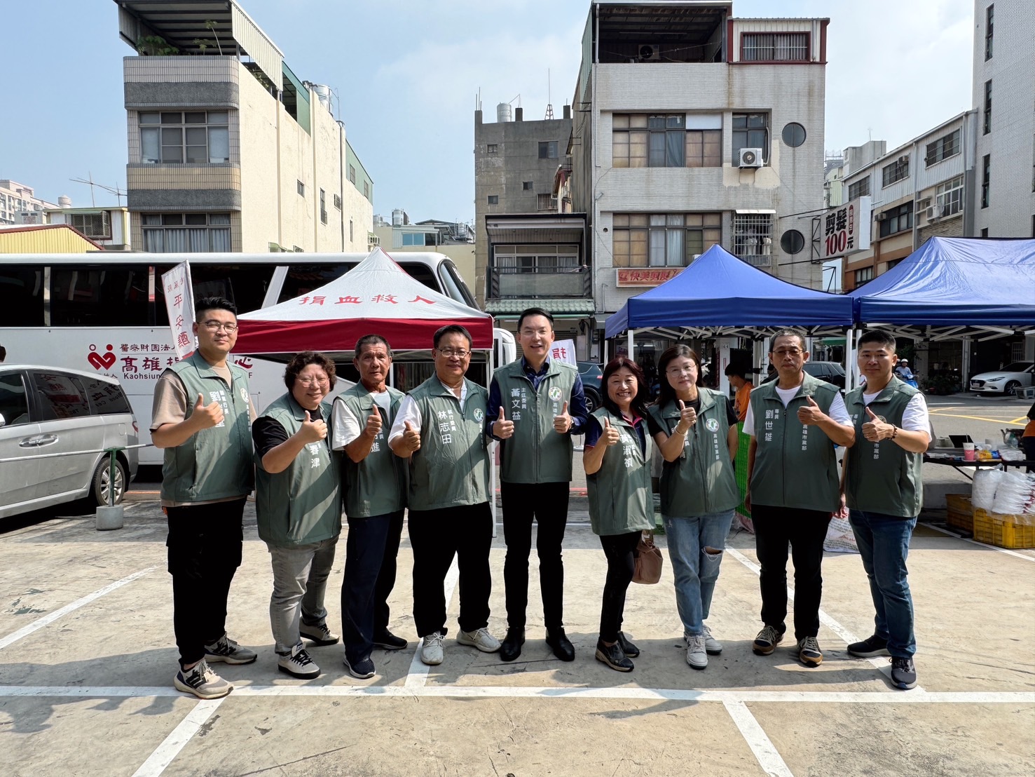 民高市黨部響應公益化  黃文益攜手民間單位辦捐血活動 參加民眾踴躍