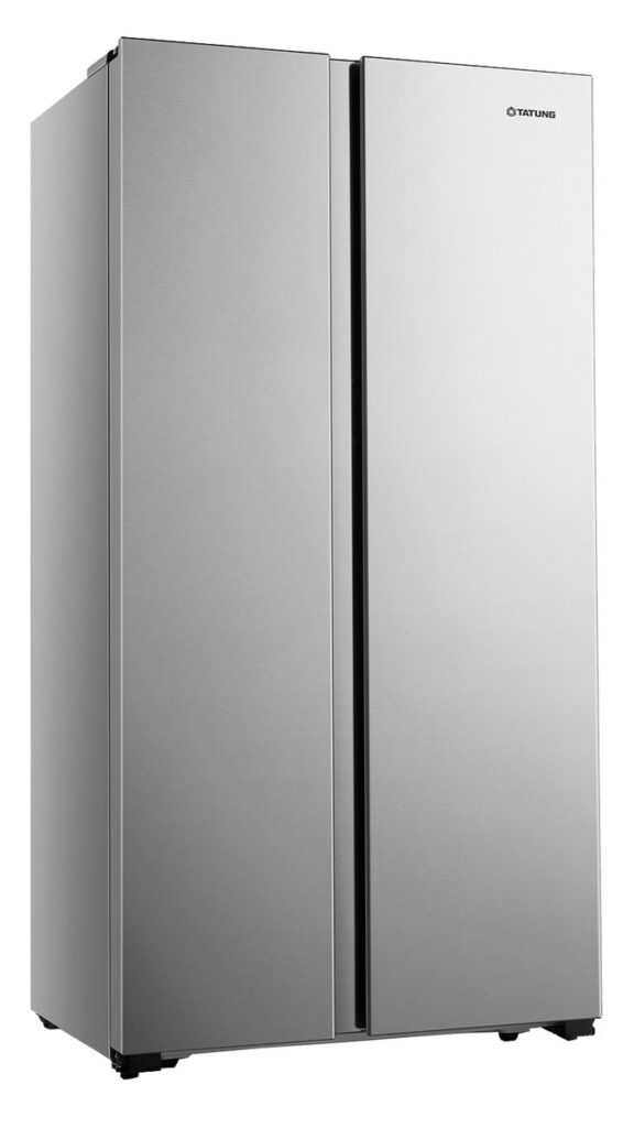 大同變頻對開冰箱(TR-S1547VGHT(鋼板))黃金酬賓月限定價43,900元,再享政府節能補助最高5,000元,活動期間買再送市價4,990元的大同25L微電腦氣炸烤箱。