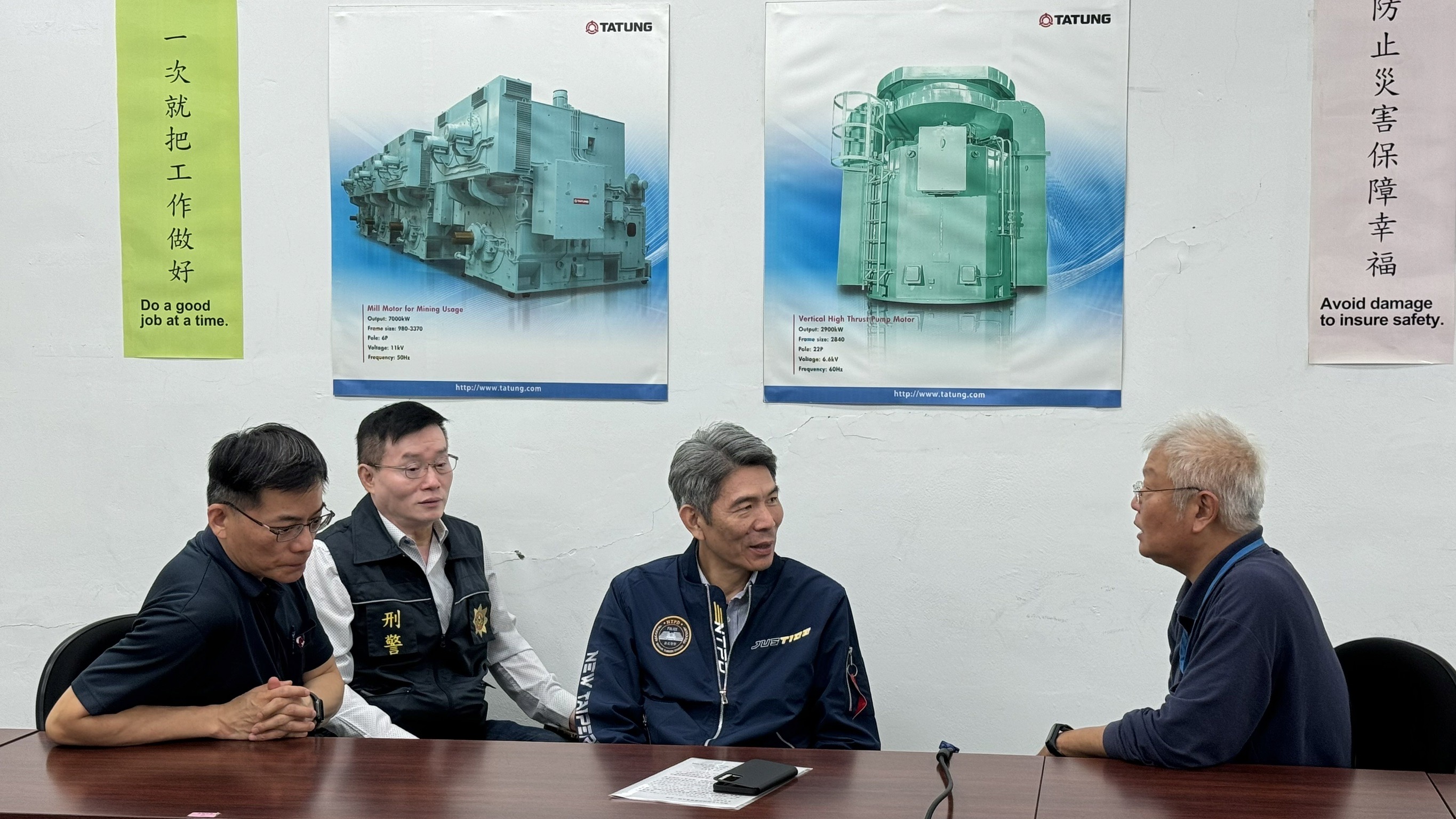 三峽警分局邀大同公司響應反詐 識詐宣導團全員出動