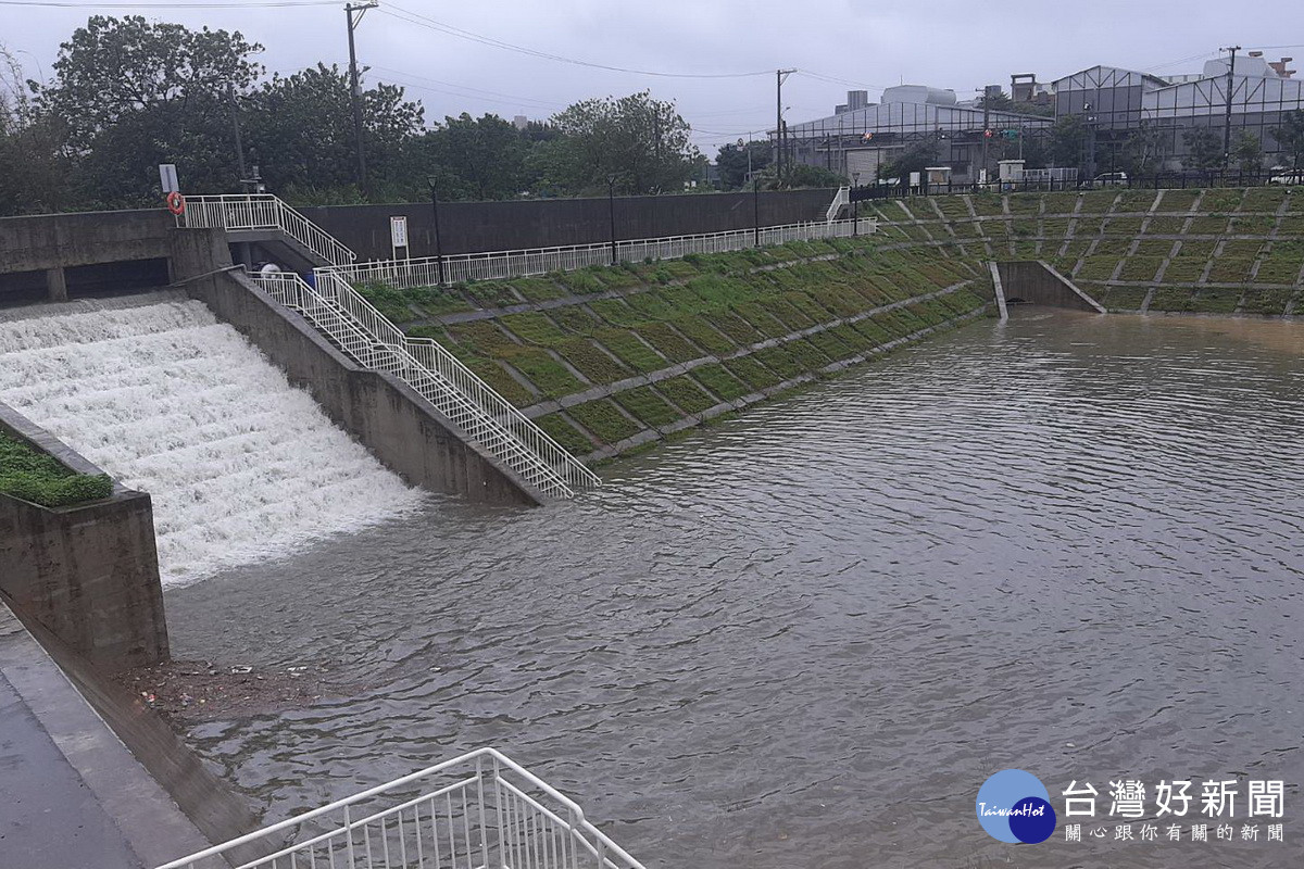 桃園市大樹林滯洪池「水の秘密基地」外觀。<br /><br />