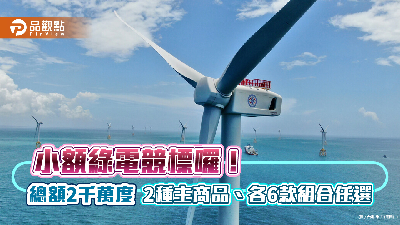113年度小額綠電開賣囉!台電自建離岸風電首賣 標售重點一次看