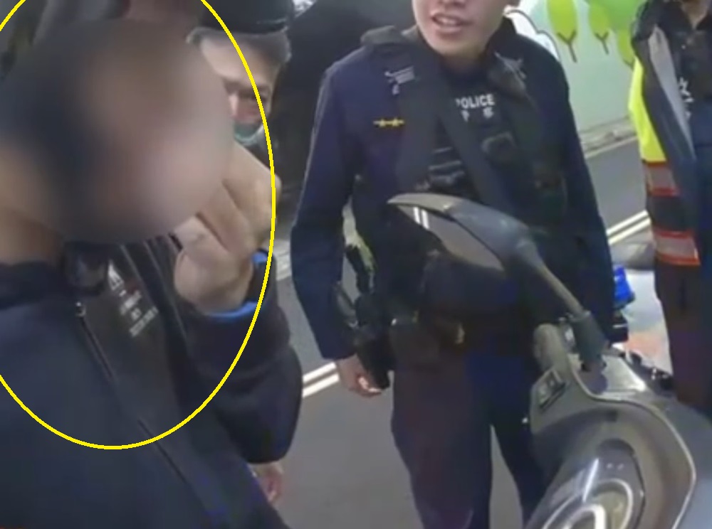 騎車左右搖擺 32歲男鼻下K粉殘渣露餡涉毒駕 207 cnews204241112a12
