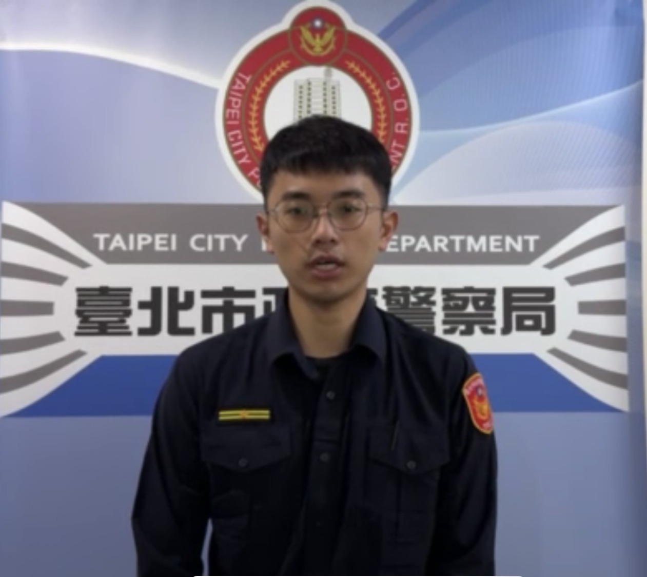復興派出所所長陳俊諺。(記者 張艷君翻攝)