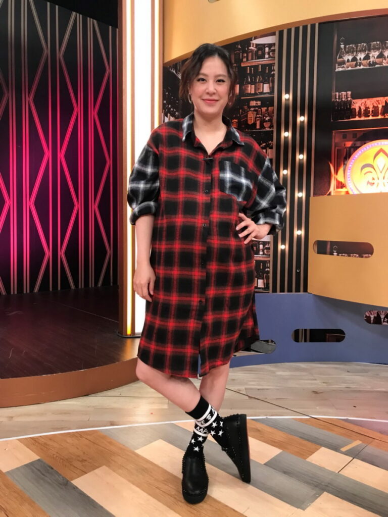 黃小柔對於少女時代吃不胖的身材十分懷念,婚後曾一度上升57公斤。(黃小柔 提供)