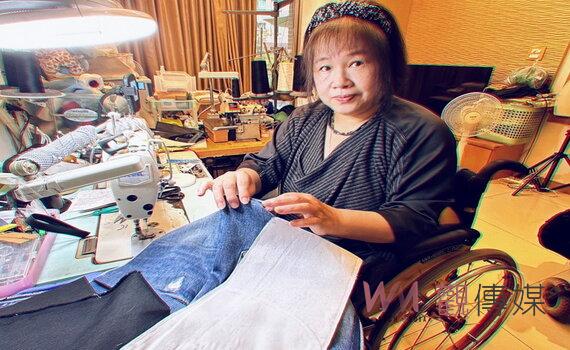 60歲身障阿姨接受勞動力發展署職訓 織出嶄新美麗人生