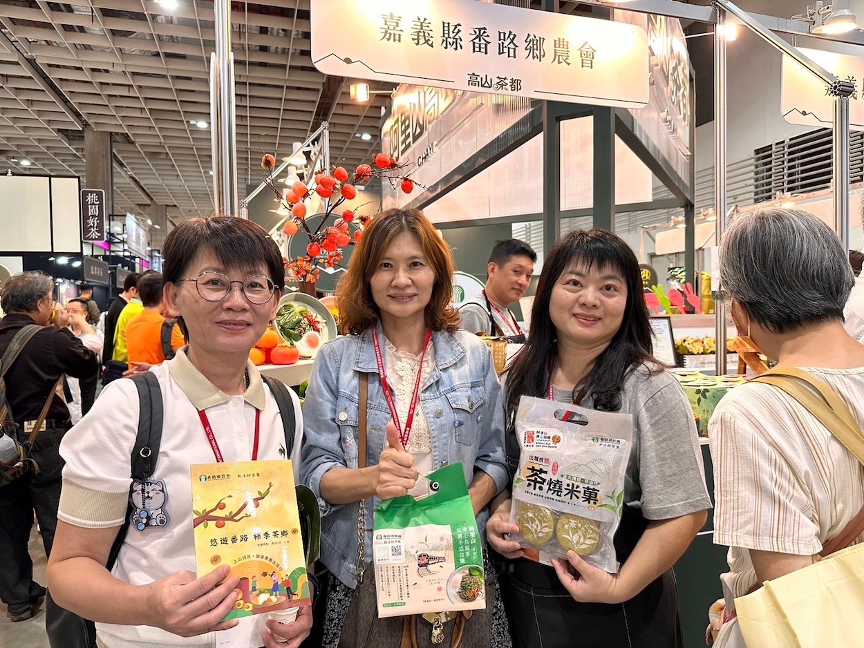 ▲番路農會在國際茶博與咖啡展,展現茶香魅力。(圖/番路鄉農會提供)