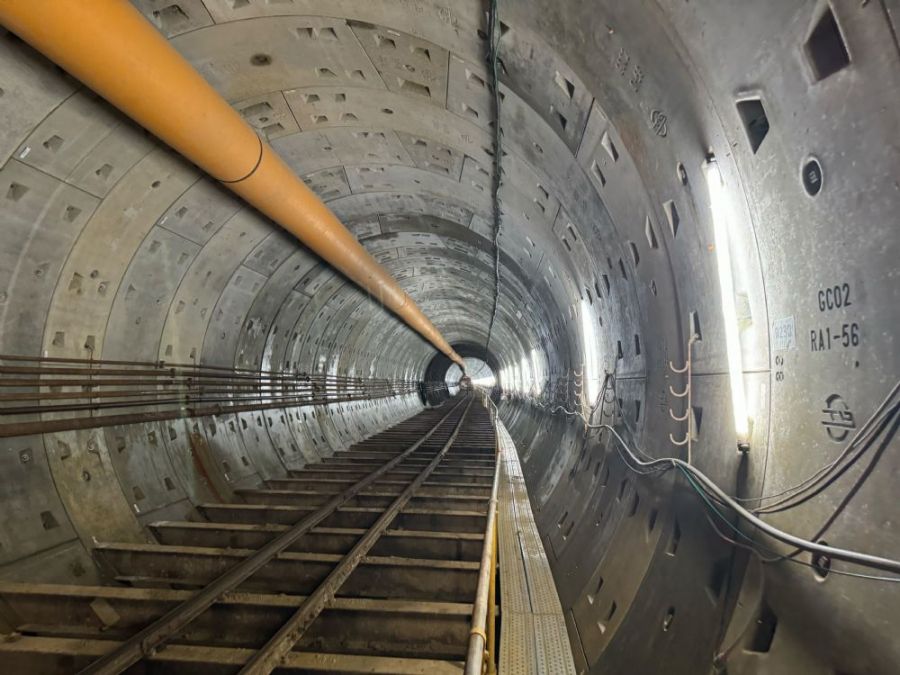 桃園捷運綠線八德區首條潛盾隧道貫通