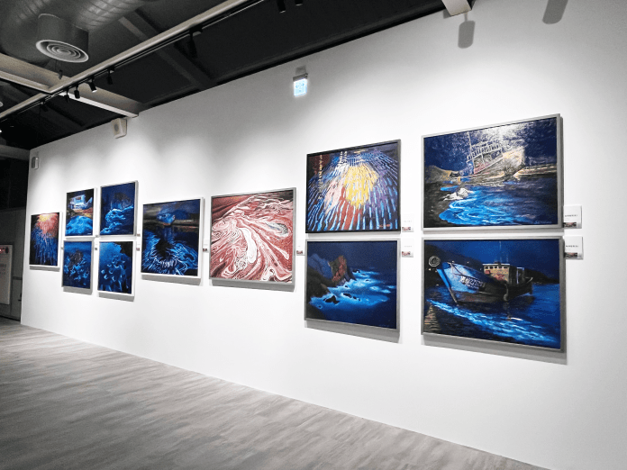 曹松清創作展《島嶼‧藍眼淚》桃市中原文創園區登場 結合AR打造豐富觀展體驗 85 S 153092108 0