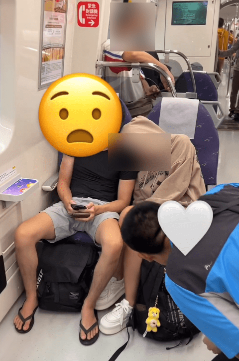 扯!機捷噁男當眾彎腰看女乘客下半身 網:不是初犯 61 12121