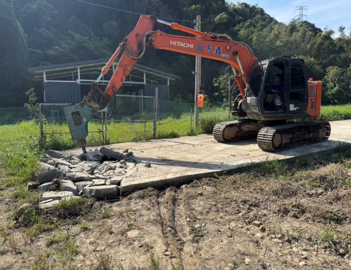 龍潭山坡地違法開發 桃園水務局強拆工作物 60 IMG 2521