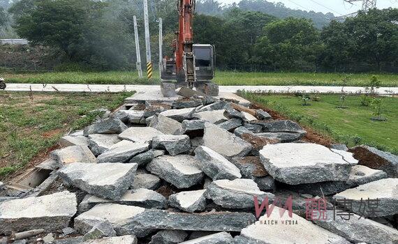保護山坡地 桃園水務局對違規開發建物執行强制拆除