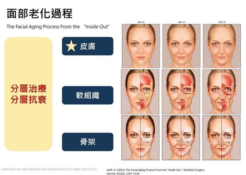 人類面部老化過程