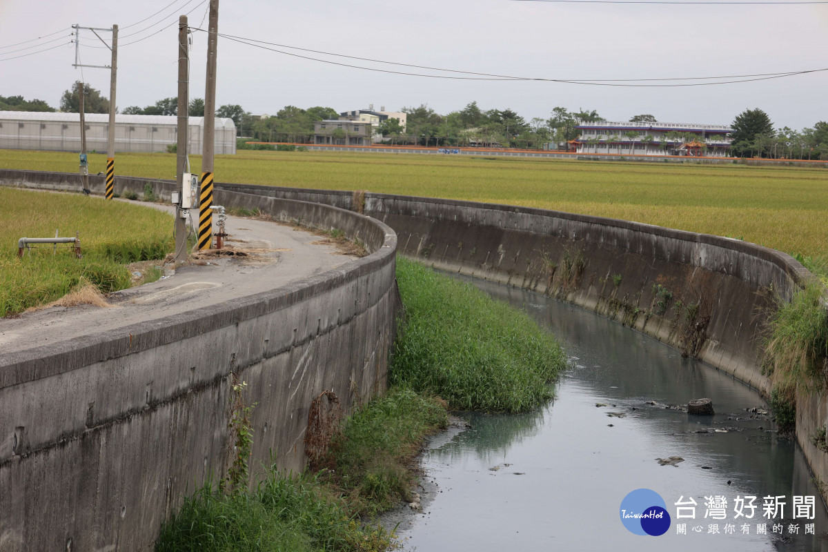 雲林縣大埤鄉「舊庄大排(第一期)治理工程」今(18)日開工動土典禮/雲林縣政府提供