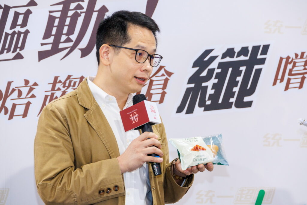 起士公爵執行長王奕凱打造零罪惡感的健康烘焙新品「高纖鹽可頌」,熱量僅有一般市售