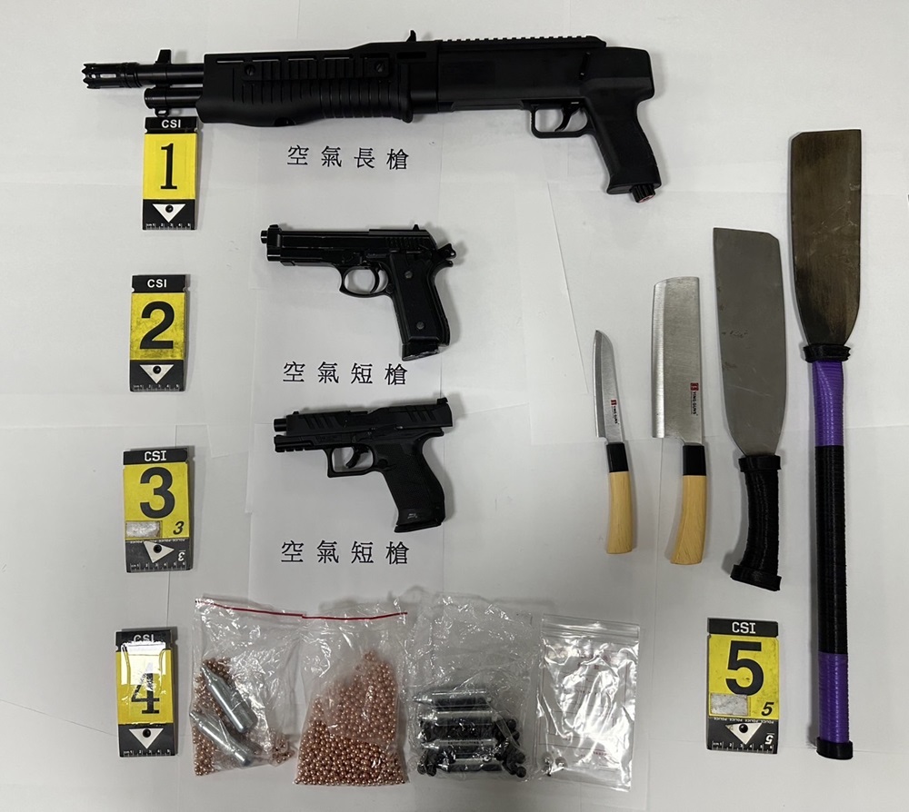 開槍擊破民宅玻璃 警逮2人辯只是逼還債 246 cnews204241118a11