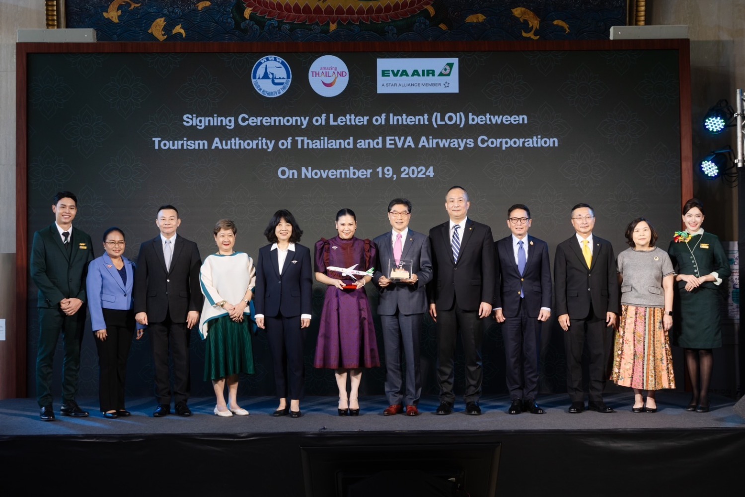 長榮航空與泰國觀光局續簽合作意向書延續雙方夥伴關係