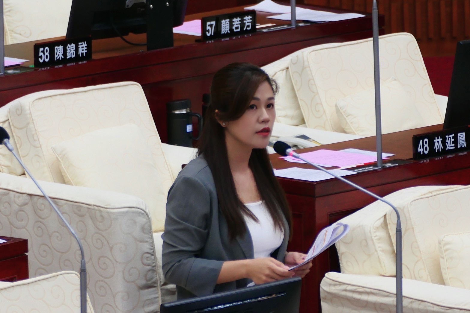 點名統鮮、宏遠多次違規卻續供餐 洪婉臻批教育局「食安零容忍」淪空談 244 台北市議員洪婉臻。(洪婉臻FB)