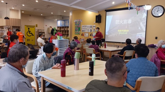 桃園青埔消防日照中心宣導防火 長者熱讚「受益良多」 64 S 27082788 0 0