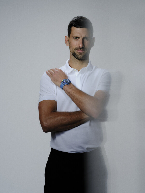 Hublot ambassador Novak Djokovic wearing Big Bang Unico Novak Djokovic Hublot ambassador Novak Djokovic wearing Big Bang Unico Novak Djokovic