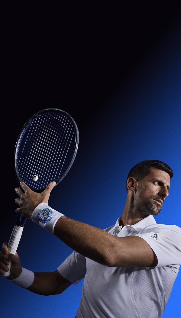 Hublot ambassador Novak Djokovic wearing Big Bang Unico Novak Djokovic Hublot ambassador Novak Djokovic wearing Big Bang Unico Novak Djokovic