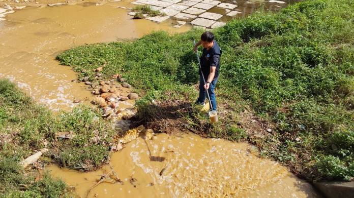 營建工地排黃泥水污染南崁溪 桃園環保局勒令停工 54 14