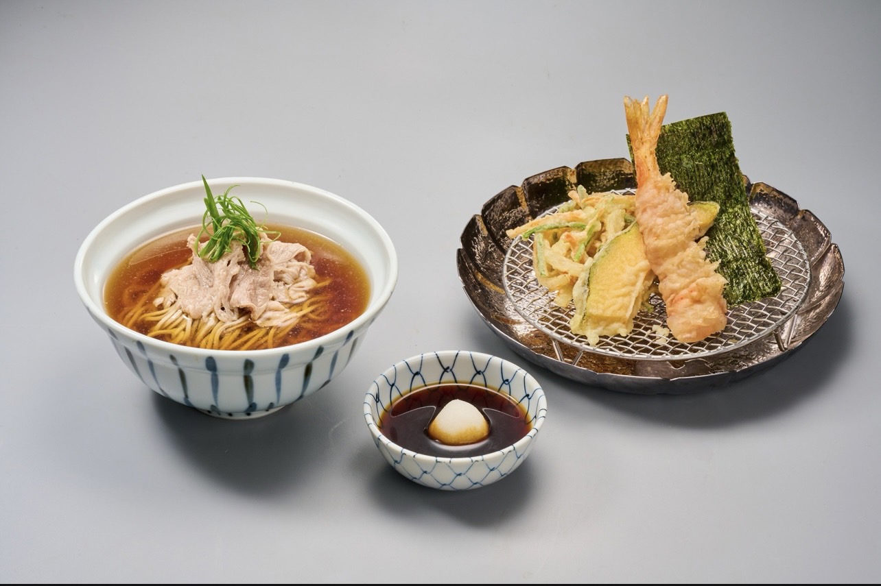 牛肉蕎麥熱麵天婦羅