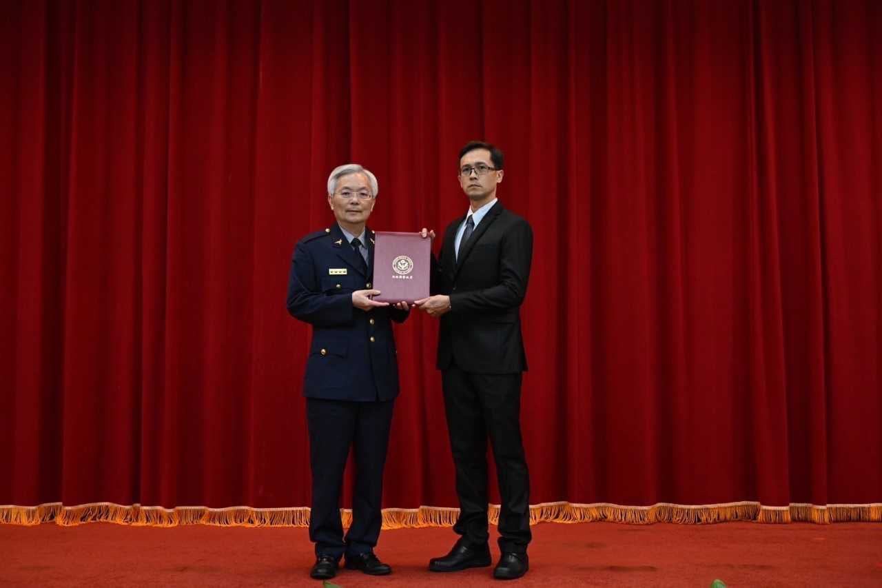 嘉義市婦幼警吳禎原　獲頒警政署績優員警殊榮