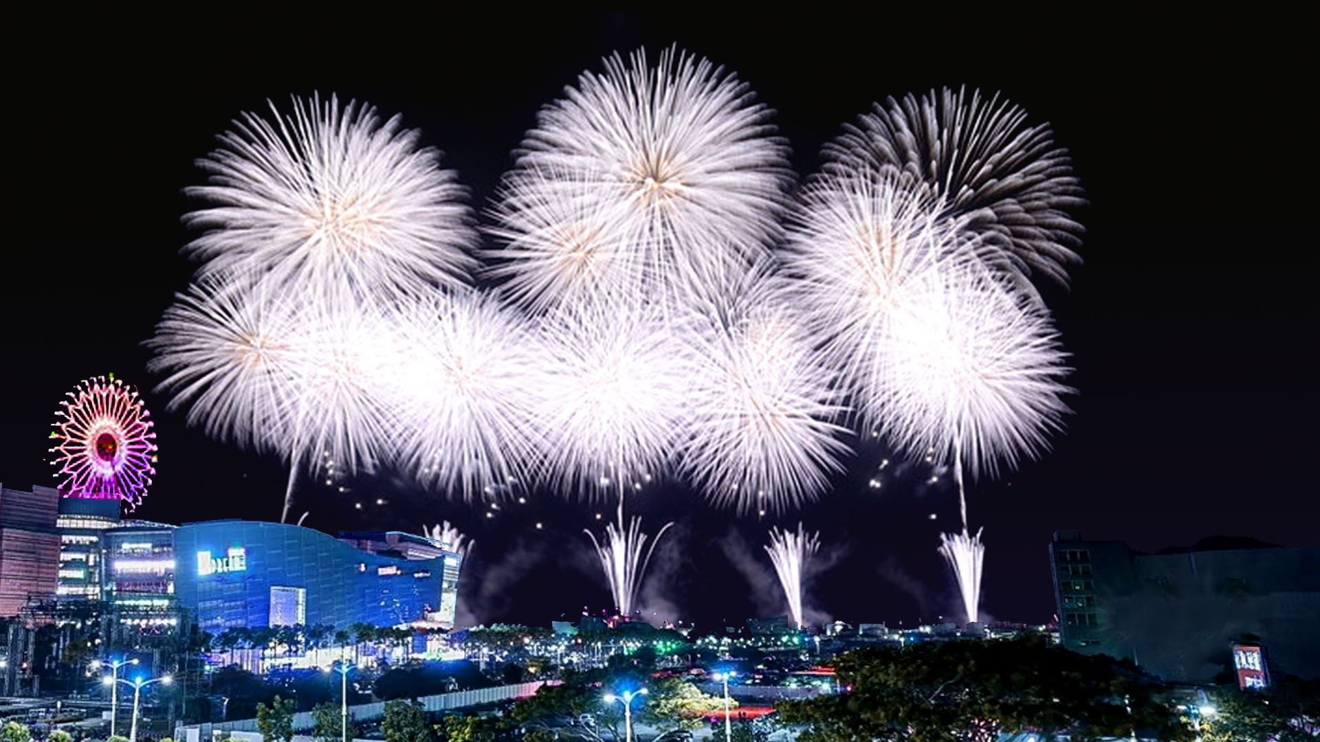 跨年首選高雄夢時代 250秒亞灣跨年花火千輪綻放 花火最佳觀賞點公開 火星人神曲當你的告白神隊友