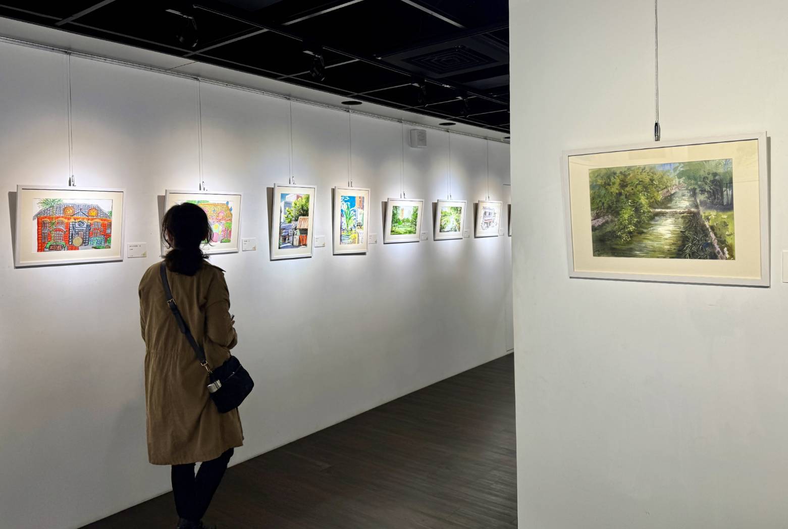 新竹寫生日成果展每件作品,都為在地留下寶貴的藝文脈絡。(圖/記者黃溎芬翻攝)