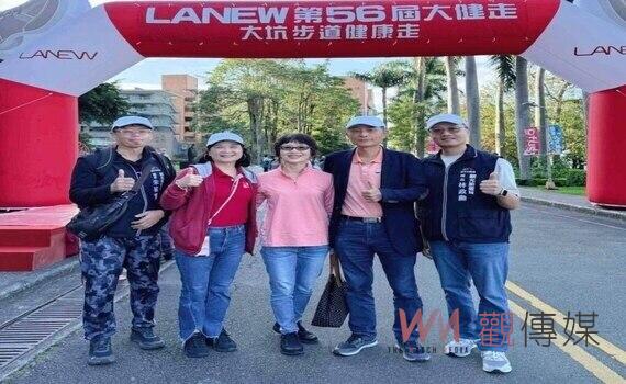 LANEW大坑健走 中臺科大愛心公益組健康義診團隊 服務民眾獲益良多
