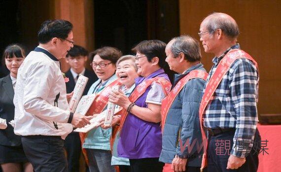 桃園表揚志願服務志工　感謝志工奉獻服務精神