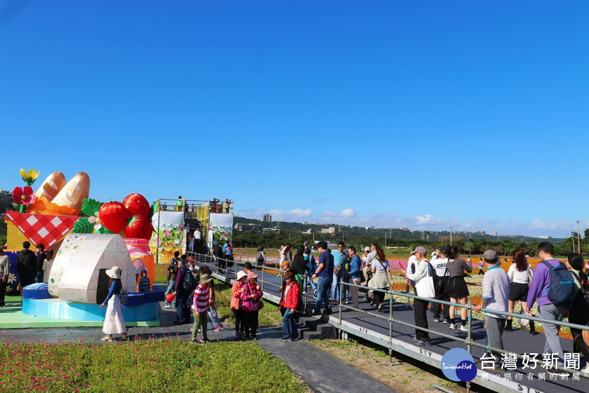 2024大溪水岸花卉農遊圓滿成功，裝置藝術及花卉開放至12/1。<br /><br /> 