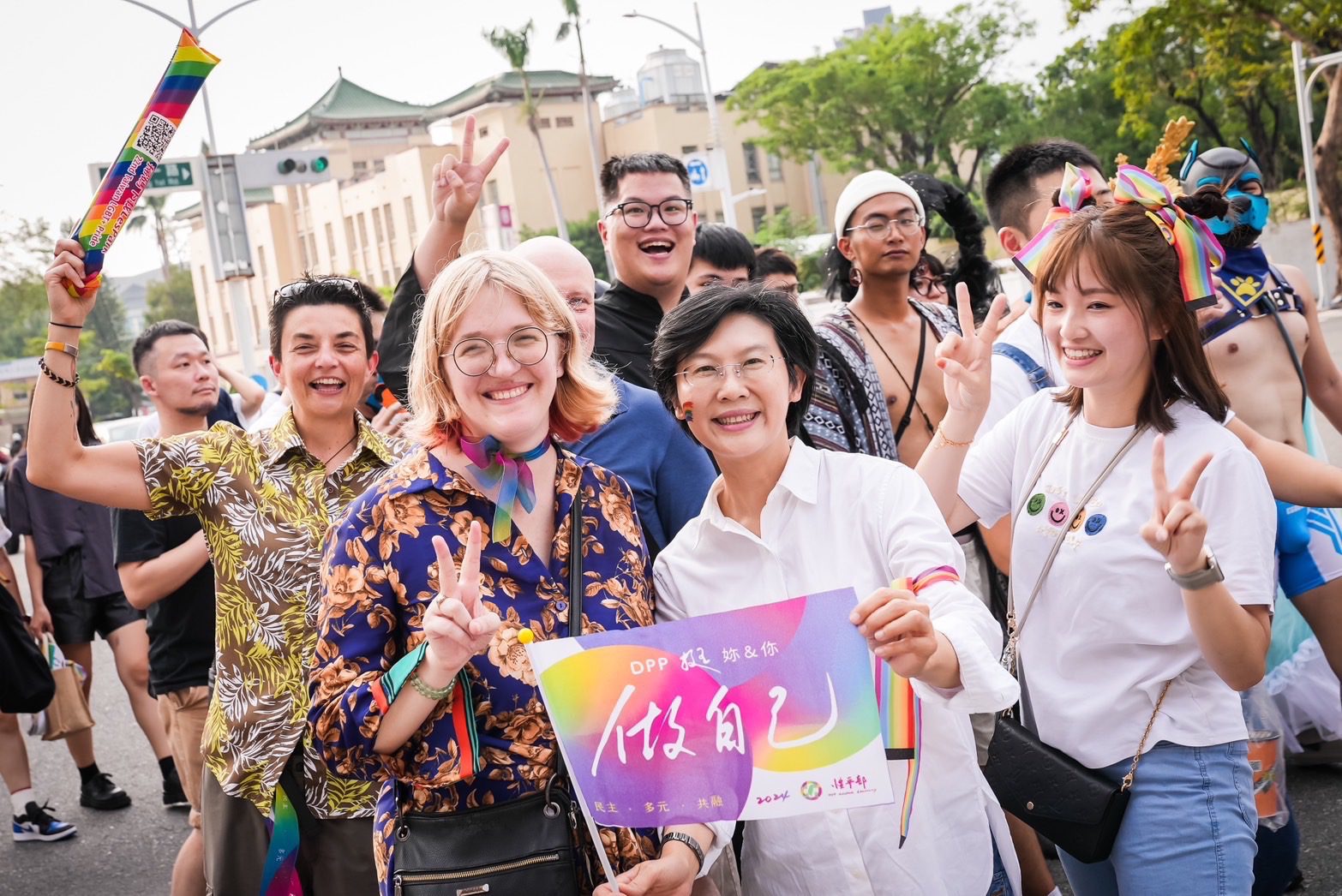 參與同志大遊行 林岱樺:性別友善城市高雄會更好