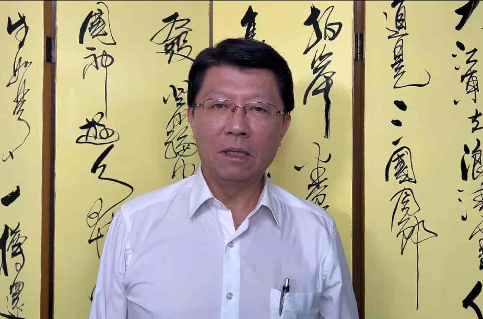 立委謝龍介質疑,陳啓昱會向南檢報到,是不是在失聯這段期間全部喬好了,才出來面對司法。謝龍介提供