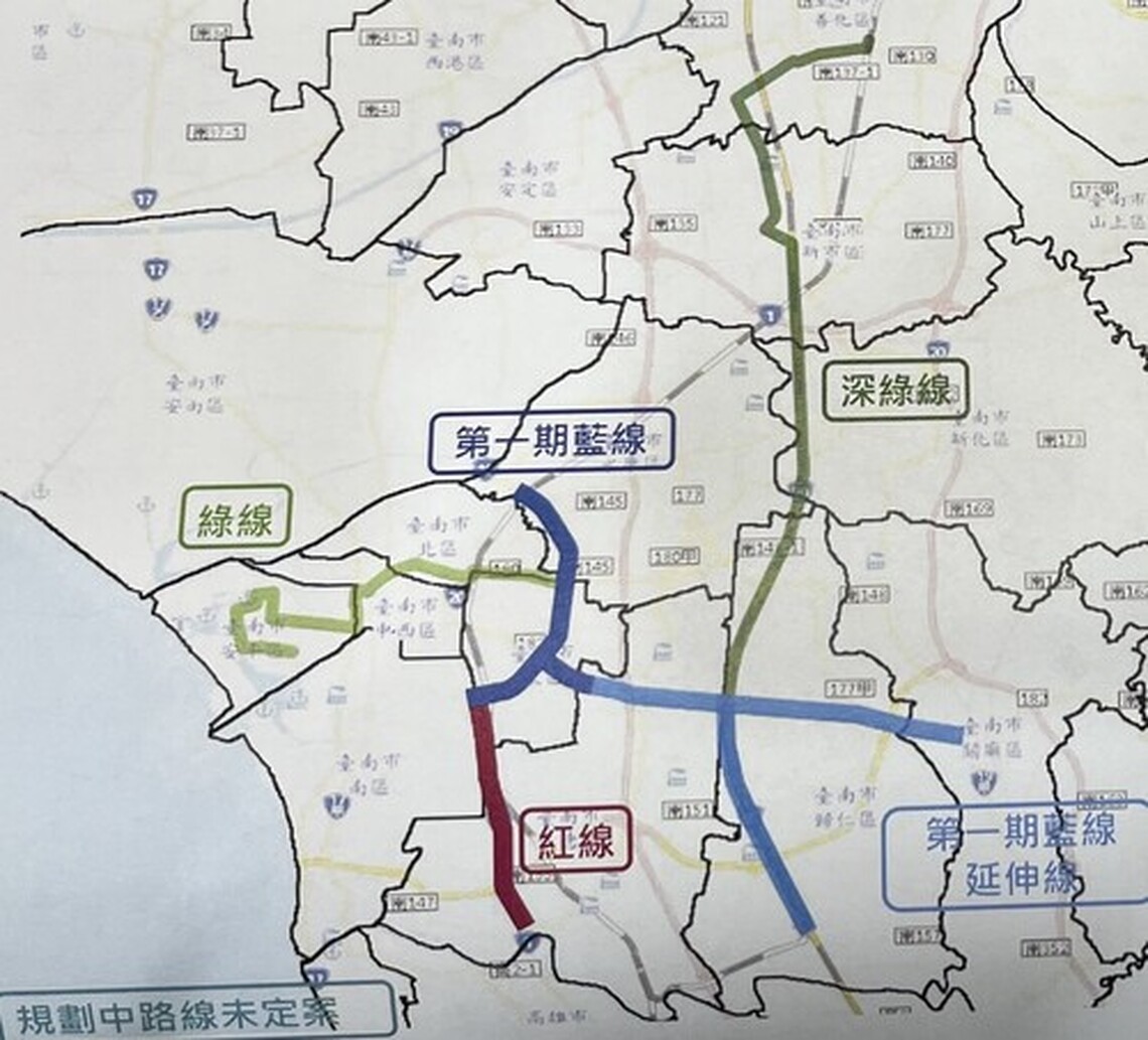 台南市庫將發行債券自償4捷運3百億元