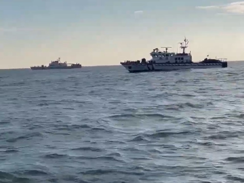 中國海警船又擾金門海域 海巡署派艇對應強勢驅離 256 cnews204241125a05