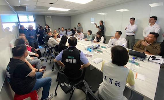 立委到義竹考察台泥嘉謙綠能 張啓楷要求解決漁電共生亂象